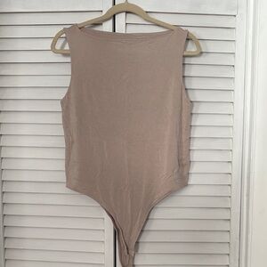 a new day Women's Sleeveless Bodysuit in Beige